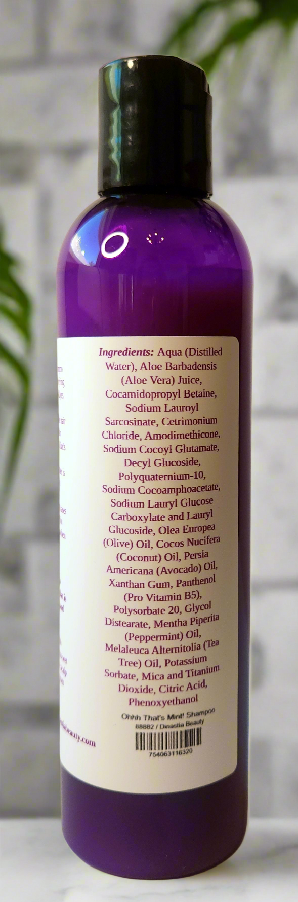 Ohhh c'est de la menthe ! Shampooing